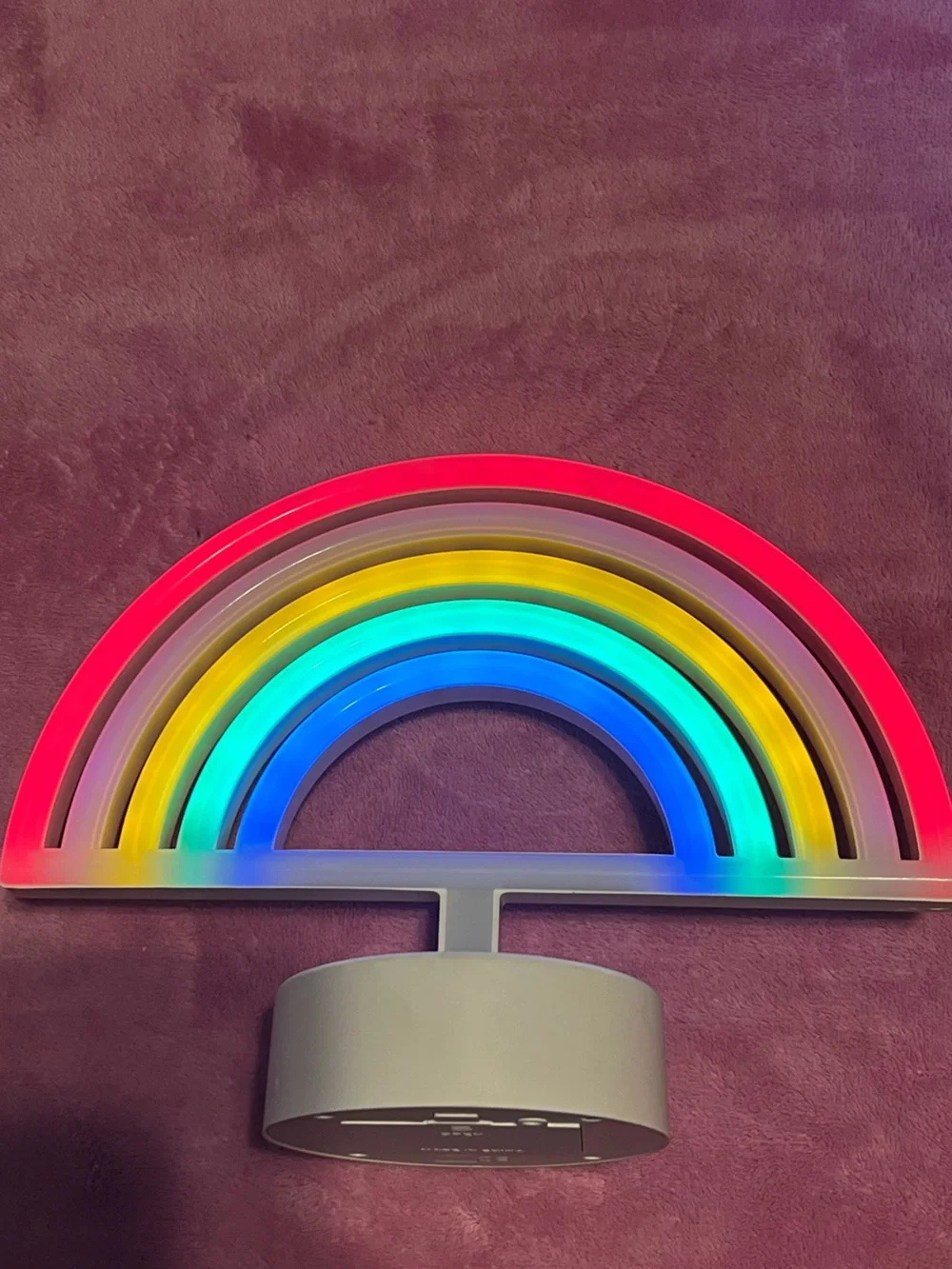 Modern White Rainbow Wall Decor Accent